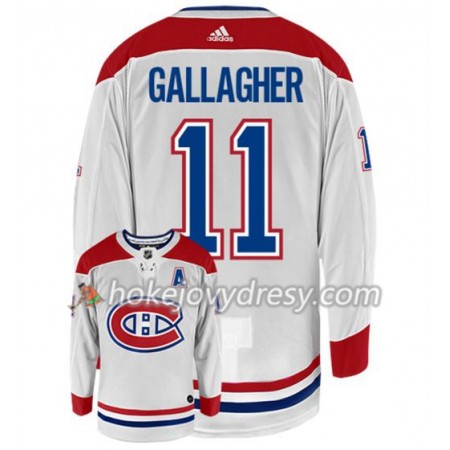 Pánské Hokejový Dres Montreal Canadiens BRENDAN GALLAGHER 11 Adidas Bílá Authentic